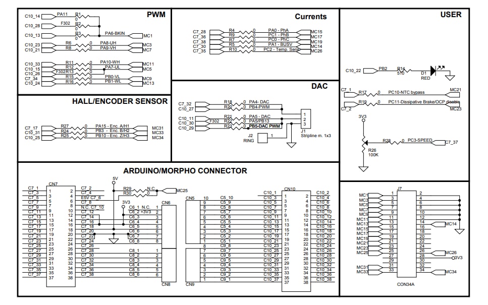 Schaltplan - STMicroelectronics X-NUCLEO-IHM09M2 Erweiterungsboard